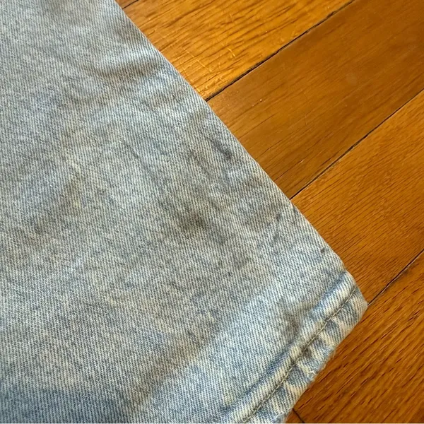 ABERCROMBIE & FITCH‎ 90s Low Rise Curve Love Light Wash Denim Jeans size 30 - Image 6