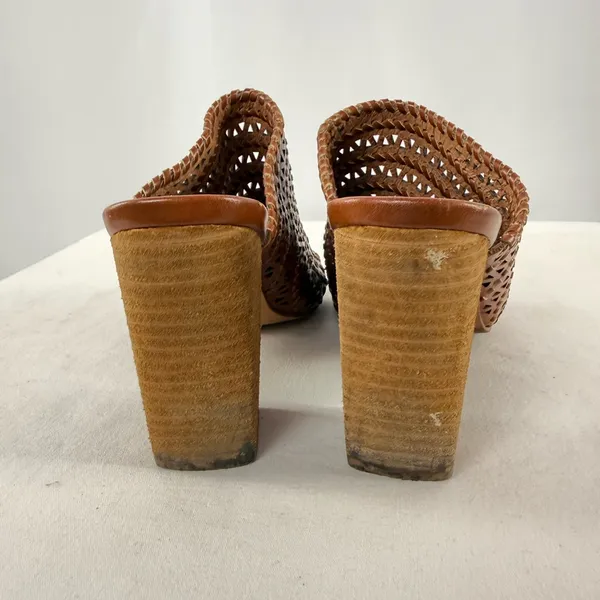 Jeffrey Campbell Kelowna‎ Perforated Mule in Brown Size 9.5 - Image 6