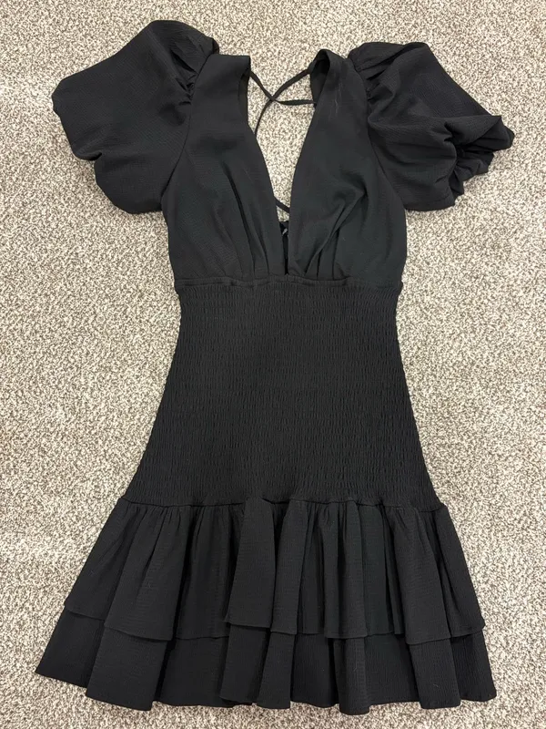 HELLO MOLLY LA DEVOTEE DRESS BLACK - Image 5