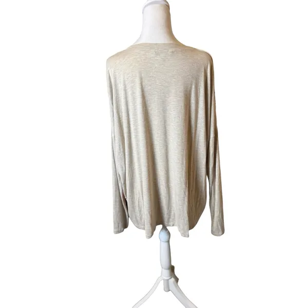 Cabi Boho Southwest Top Medium Silk Mixed Media‎ Kerchief Artsy Bohemian Casual - Image 4
