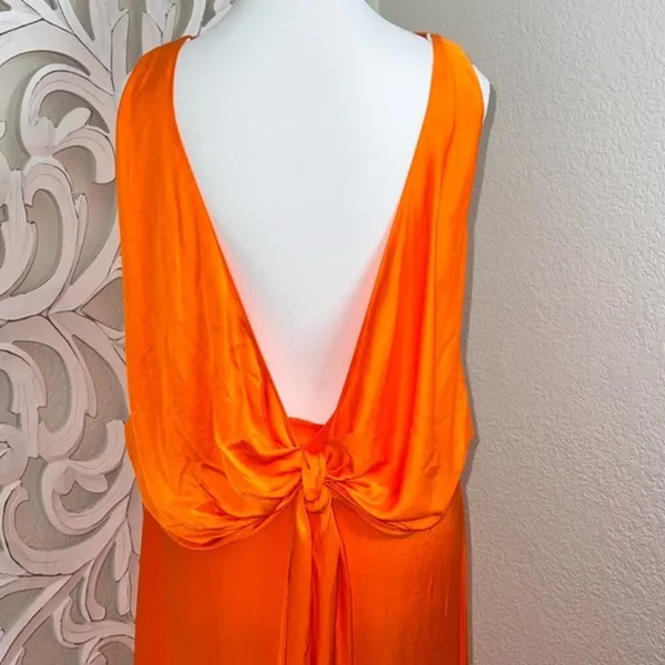 Zara Flowing Dress - Limited Edition Orange Size Small‎ - Image 9