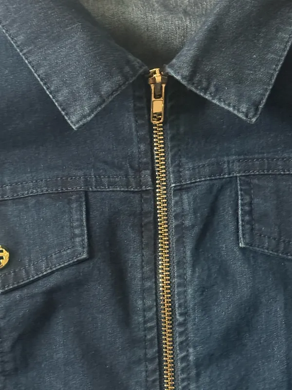 Jean Vest Blue Size L - Image 5