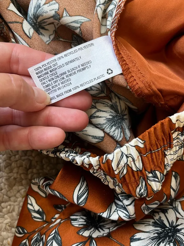 La Ligne X Target Pajamas Set Floral Button Down Top Longsleeve & Bottom XSmall - Image 6