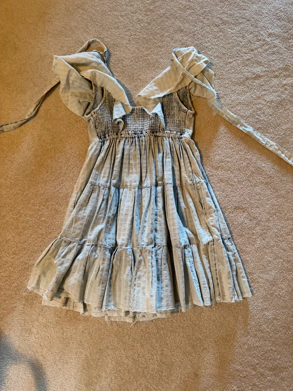 Free People Blue denim cover up dress - Image 2