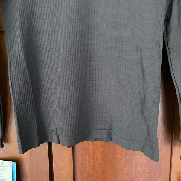 Salomon Essential Warm Top Base Layer Mock Neck Long Sleeve Size Large NEW - Image 5