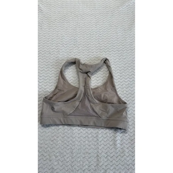 Lululemon Invigorate Bra Taupe Brown Racerback Medium Support Size 8 - Image 3