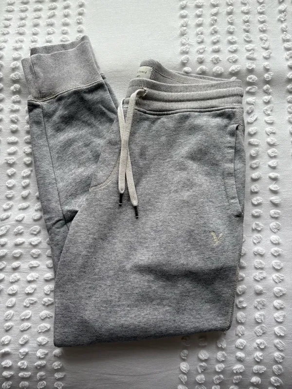 American Eagle Gray Boyfriend Joggers  - Image 2