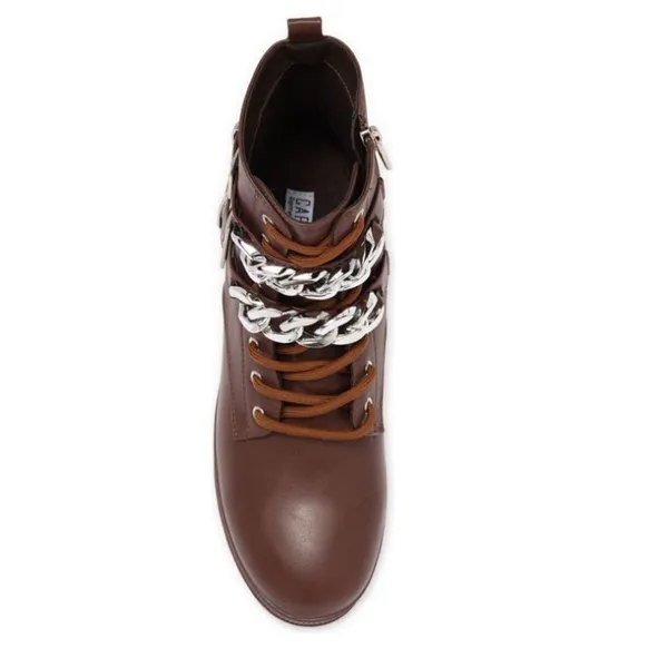 Cape Robbin Koda‎ Chainlink Lace Up Platform Boot Size 8 - Image 4