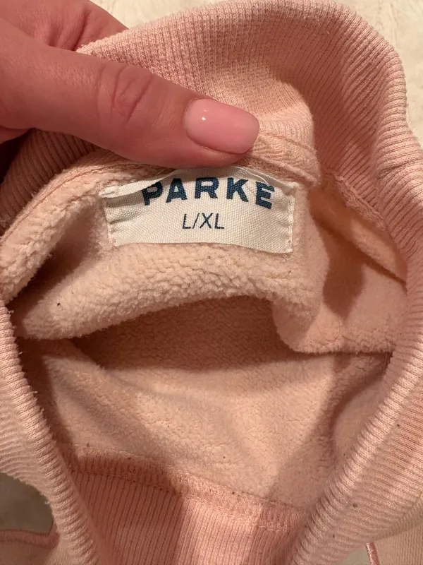 Pink PARKE Mockneck Varsity - Image 2