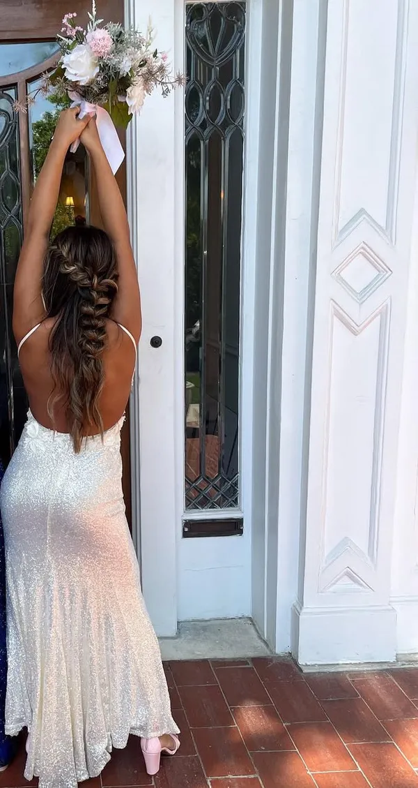 Jovani Dress Prom White - Image 3