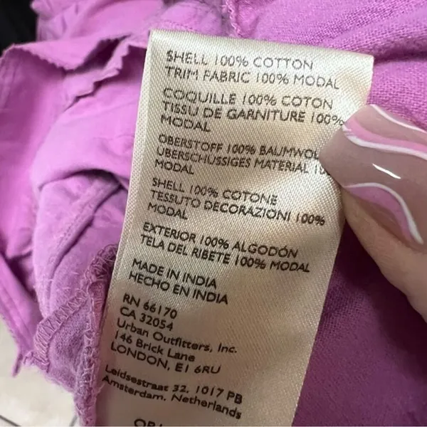 Free people Size M dessert days lilac purple‎ dress Sleeveless Strappy Back NWT - Image 3