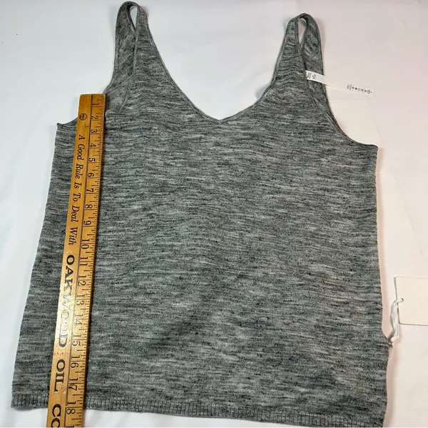 NWT Lululemon Mix and Mingle Tank Heathered Vapor / Melanite Women's Size 12 - Image 6