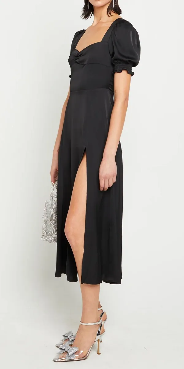 O.P.T Melanie Sweetheart Midi Dress - Image 3
