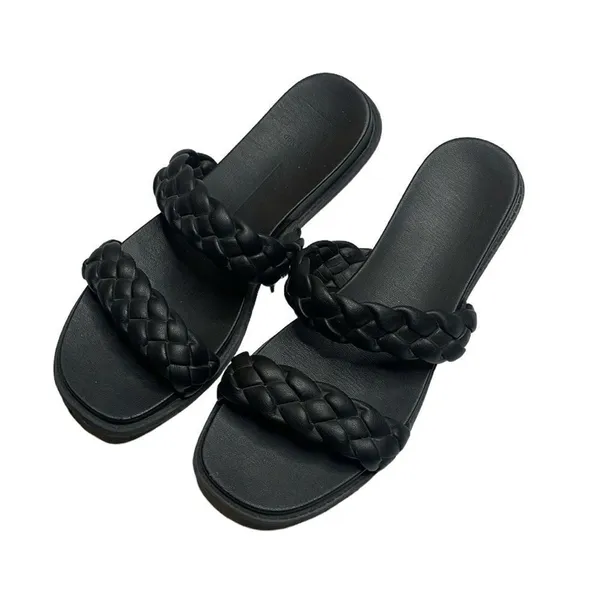 Dolce Vitas Women’s black Glade Slide Sandals 8.5 - Image 3