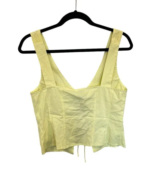Princess Polly Little Lambs Lace Top In Lemon - Image 4
