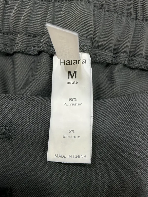 NWT HALARA Black High-Rise Wide-Leg Trousers 1183 - Image 8