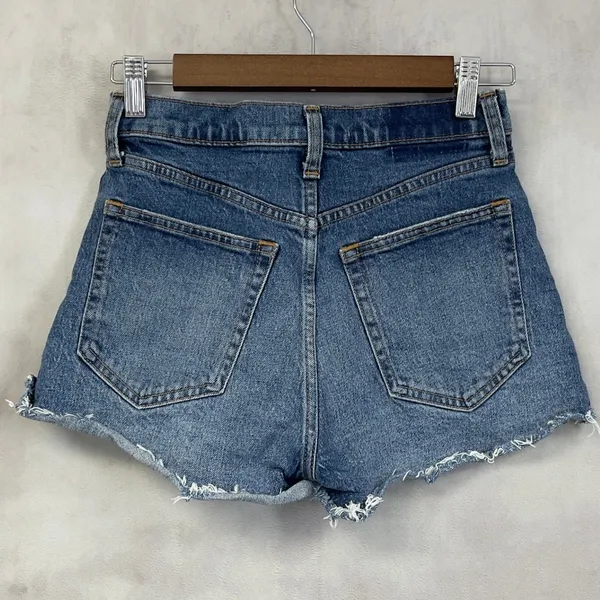 Abercrombie Fitch The Mom Short Women 24/00 High Rise Indie Festival Retro Beach - Image 2