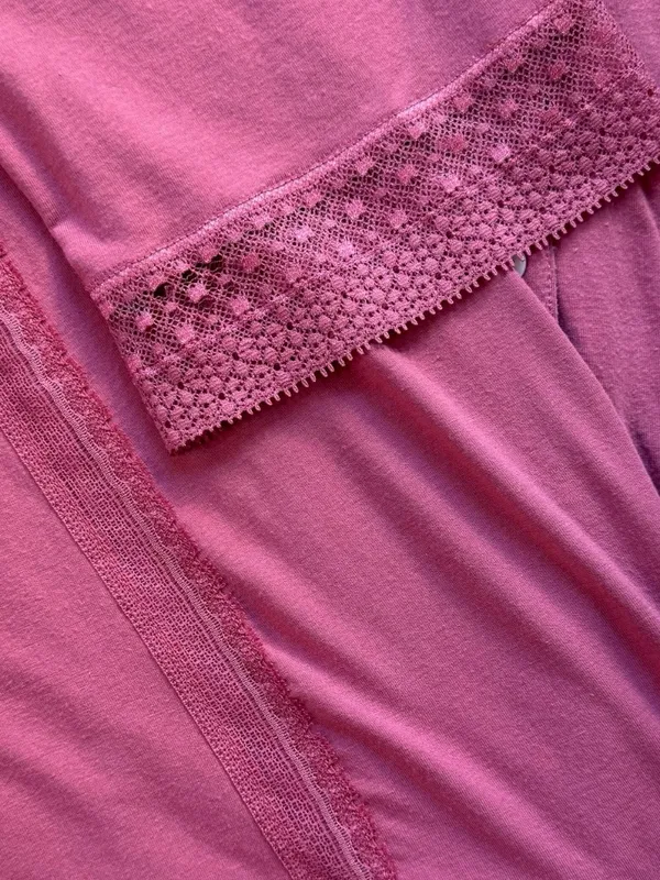 Victoria’s Secret Pink Modal Button Front Sleep Shirt Nightgown XL - Image 7