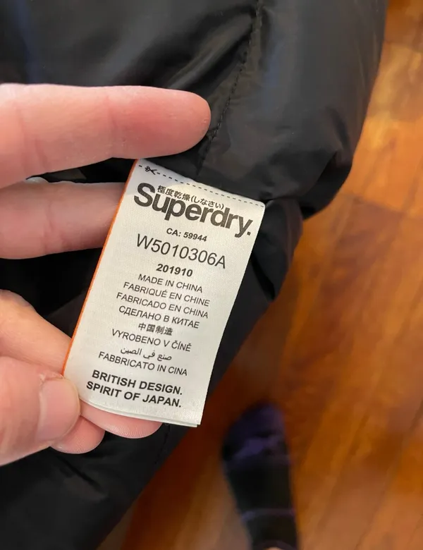Womens superdry down jacket 6 - Image 8