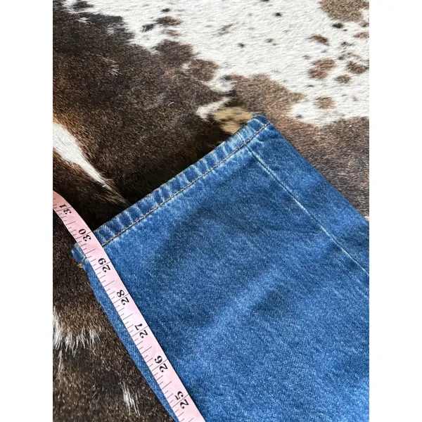 RE/DONE 90's Mid Rise Loose Jeans‎ in Rustic Idigo Size 27 - Image 9