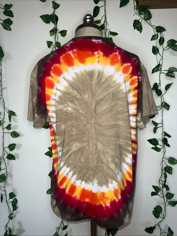 Grateful Dead Tie Dye Graphic Tee Liquid Blue - Image 4