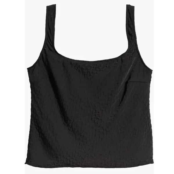 ASTR the Label Women's‎ Janesa Textured Satin Top, Black, Size Medium, NWT - Image 5