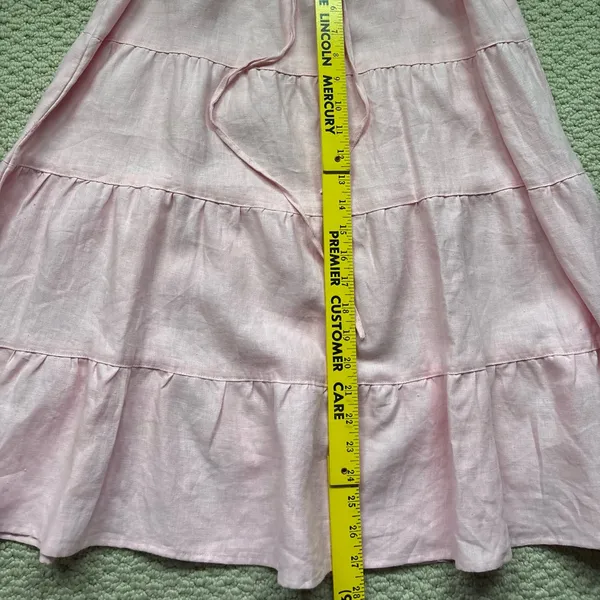 COPY - Great pink skirt - BNWT - Size 6 - 100% Linen - Image 7