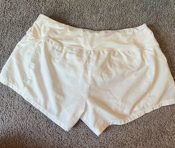 White Nike Shorts Dri-Fit Running - Image 2