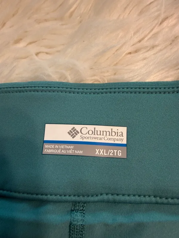 Columbia Teal Athletic Skort with Side Drawstrings size XXL brand new - Image 5