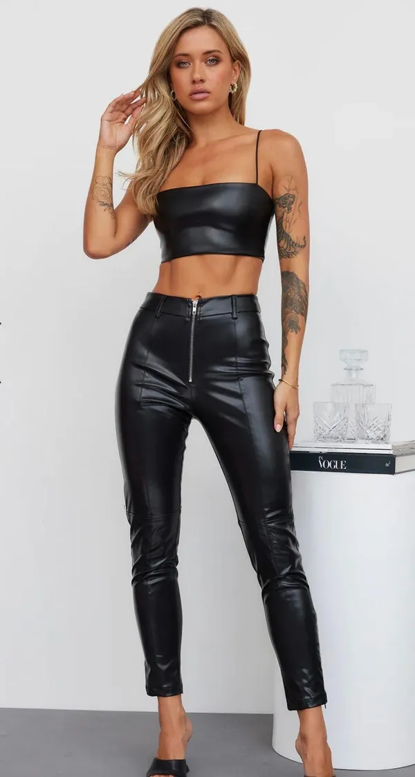 leather pants - Image 3