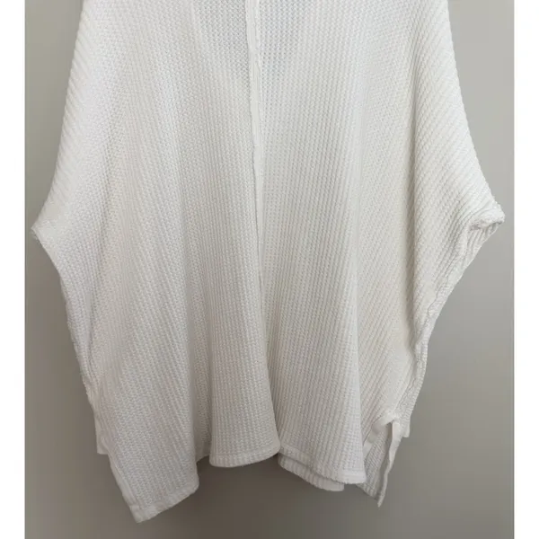 Free People We The Free Travis Polo Top Ivory Women's Size Small - Image 6