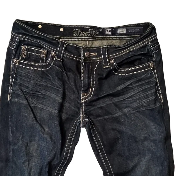 Miss Me Stonewood Skinny Jeans Size 29 - Image 2