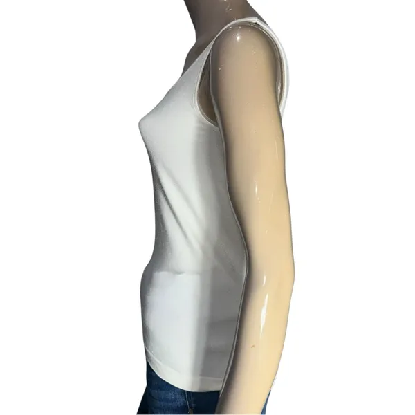 Wolford Women’s Size S White Ivory Classic Seamless Sleeveless Tank Top - Image 4