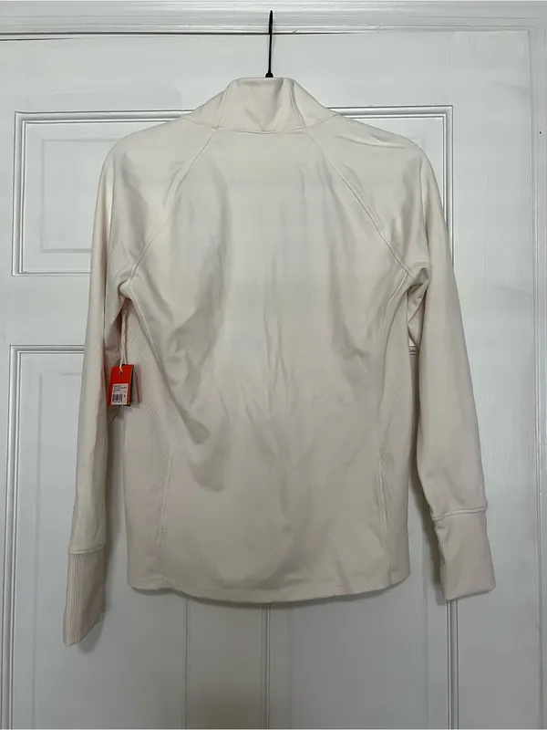 Freely By Athleta Cream Lightweight Utility Jacket - Image 4