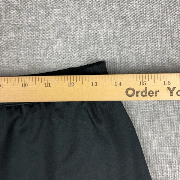 Tail Skirt Womens S Black Pleated Short Jersey Polyester Spandex Elastic Waist - Image 7