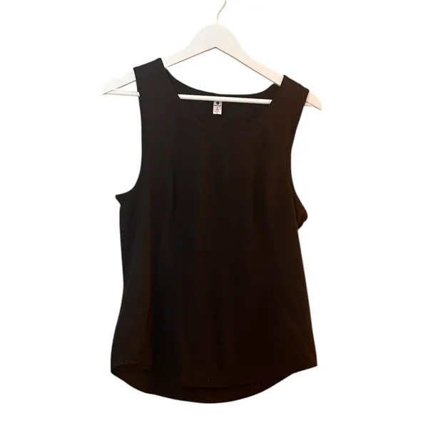90 Degree By Reflex Size Medium Black Open-Back Activewear Tank Top - Image 2
