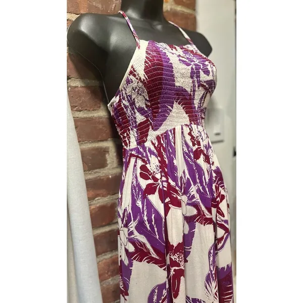 Free People Heat Wave Maxi Slip Tropical Floral Dress XS - Image 5