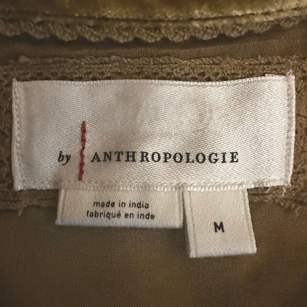 Anthropologie The Somerset Maxi Dress: Velvet Edition Bamboo Brown Size Medium - Image 11