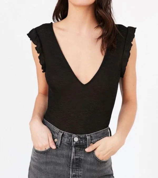 Out from under v neck bodysuit - Image 3