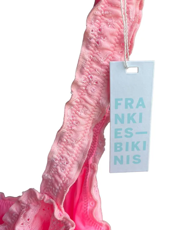 Frankie's Lucia Eyelet NWT Size Medium Pink Swim Swimwear - Image 8