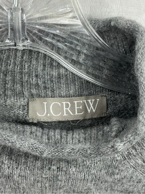 J. Crew Light Gray Mock Neck Sweater 901 - Image 3