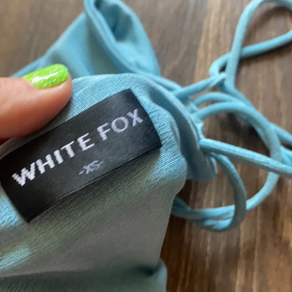 White Fox Blue Crop - Image 9