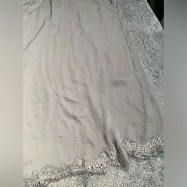 Aerie gray nightgown slip dress small - Image 8