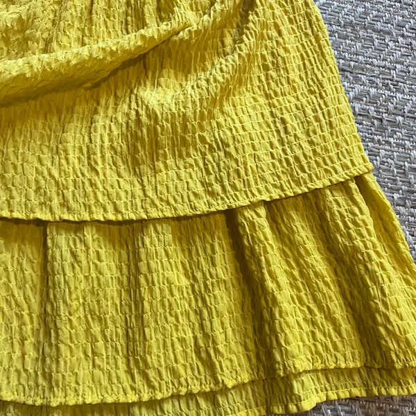 Rent the Runway Now Dress Sz medium Yellow - Image 3
