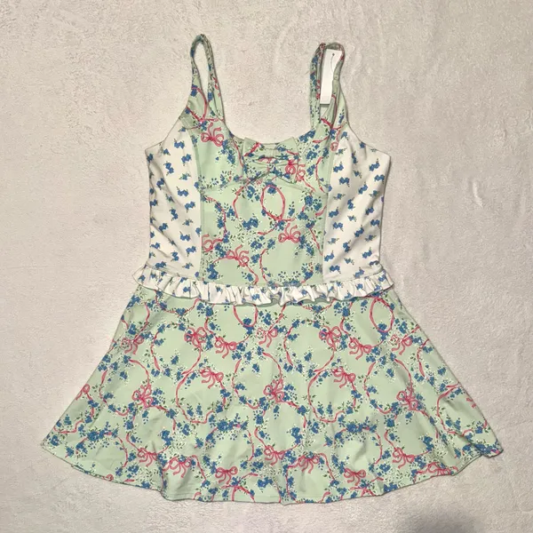 NWT Shabby Chic Loveshackfancy Style Athletic Mini Dress size Medium - Image 2