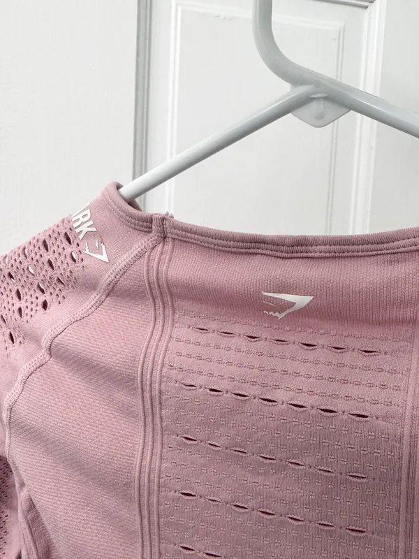 Gymshark Glow Pink Seamless Crop Top S - Image 6