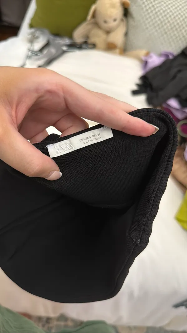ZARA Contour Bodysuit Black - Image 2