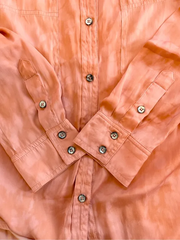 Free People We The Free Color of the Valley Button Down Shirt - Image 8