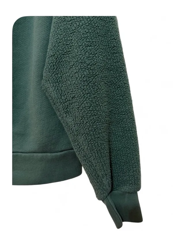 PerfectWhiteTee Women’s The Tyra 1/4 Zip Pullover Cotton Sweater Size Small - Image 8