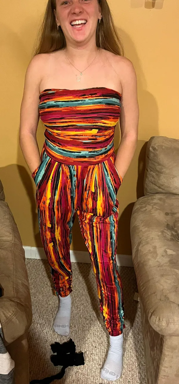 Striped Jumpsuit Multi Size L - Image 3